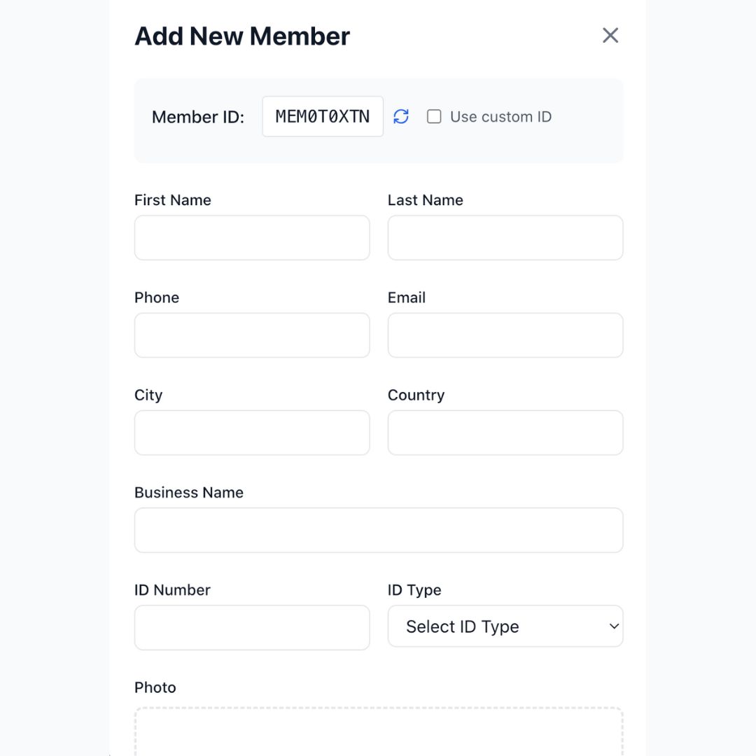 Track and manage member details with ease